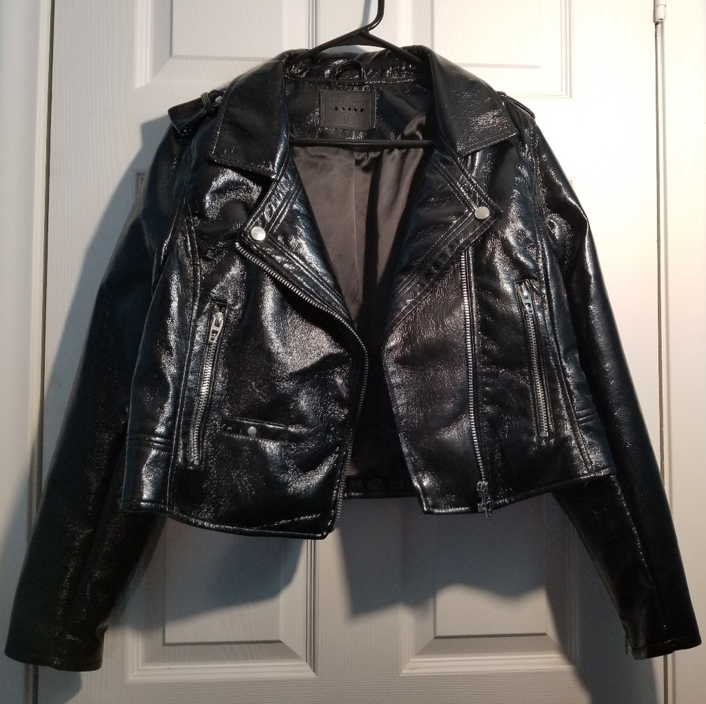 *SOLD* Blank NYC Vinyl Motojacket
